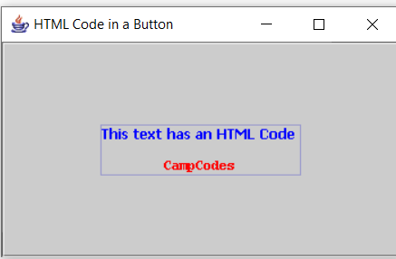 How to Put an HTML code in a Button in Java, free source code, free download, free scripts, tutorial, java