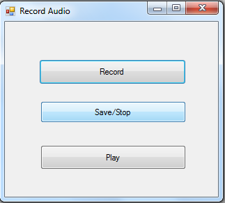 record voice sound, c#, free download, source code, free source code, programming, lanaguage, c# tutorials