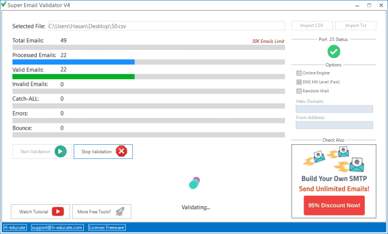 Super Email Validator Free Download - DuraScripts